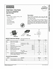 DataSheet FDD7N20 pdf